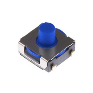 تک سوئیچ 6.2x6.2x5.2 چهار پایه SMD آبی