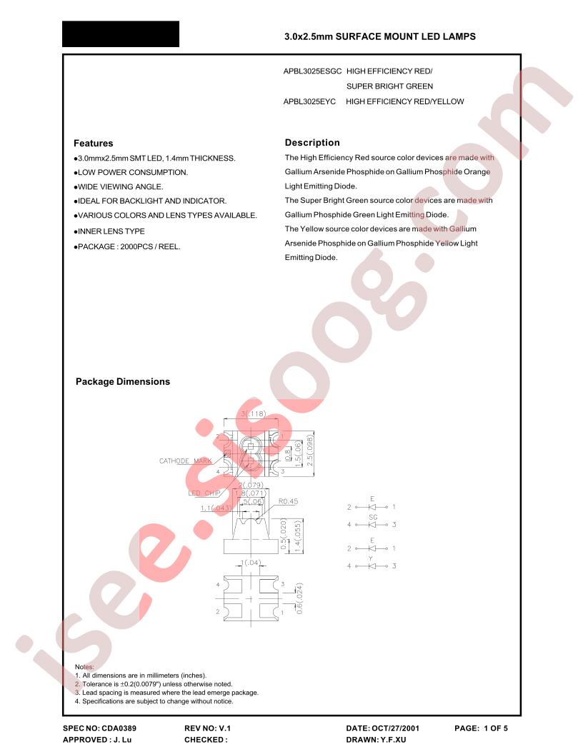 APBL3025ESGC