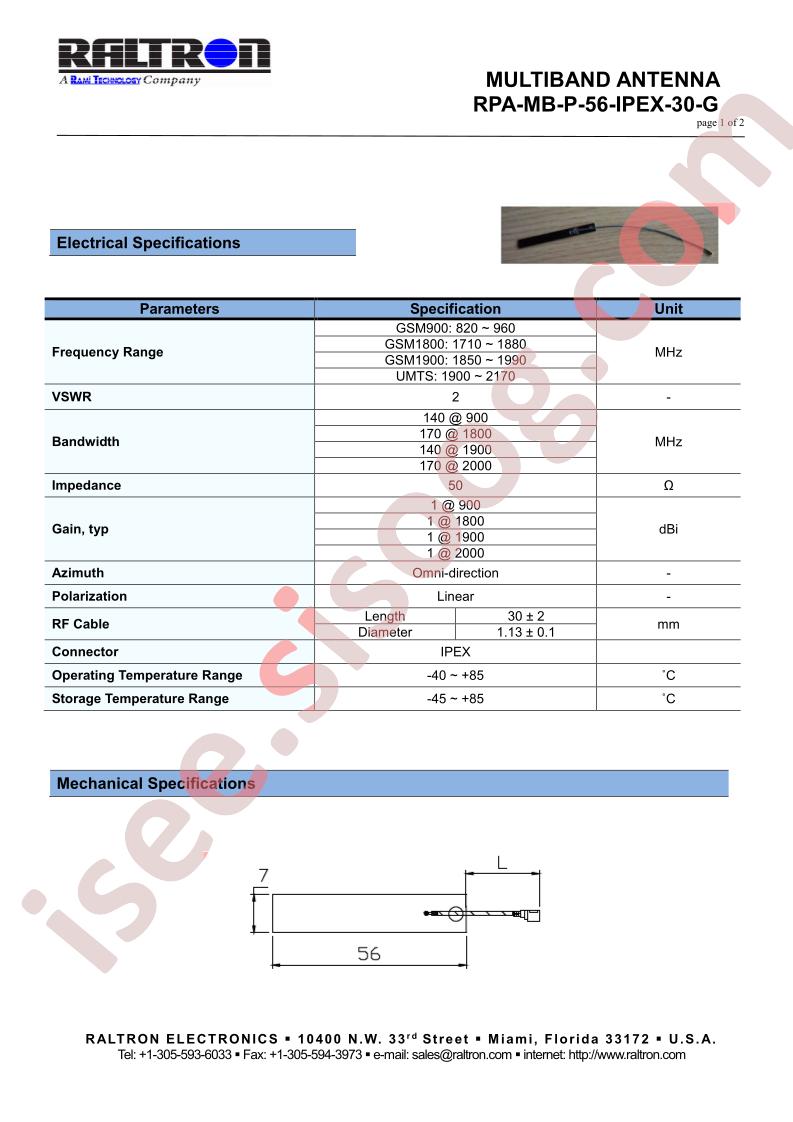 RPA-MB-P-56-IPEX-30-G