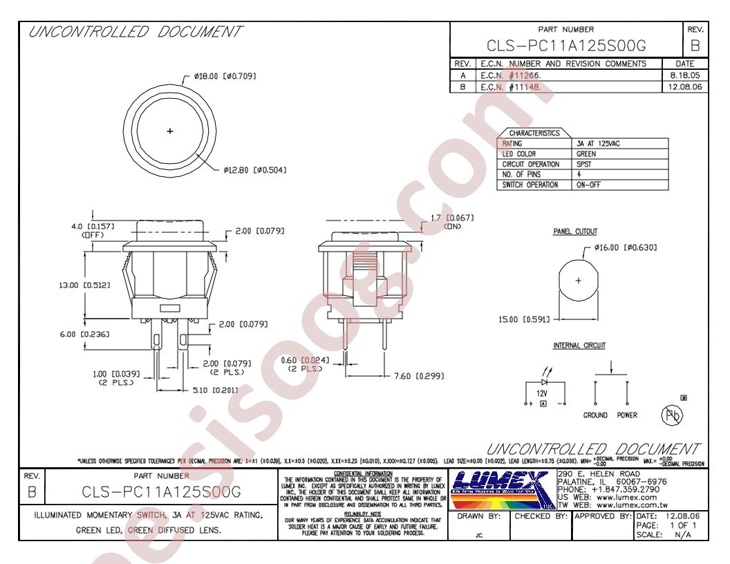 CLS-PC11A125S00G