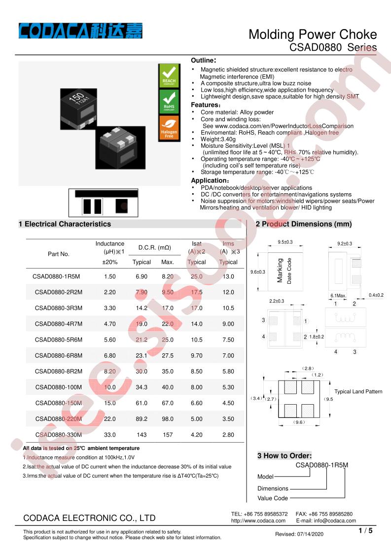 CSAD0880-150M