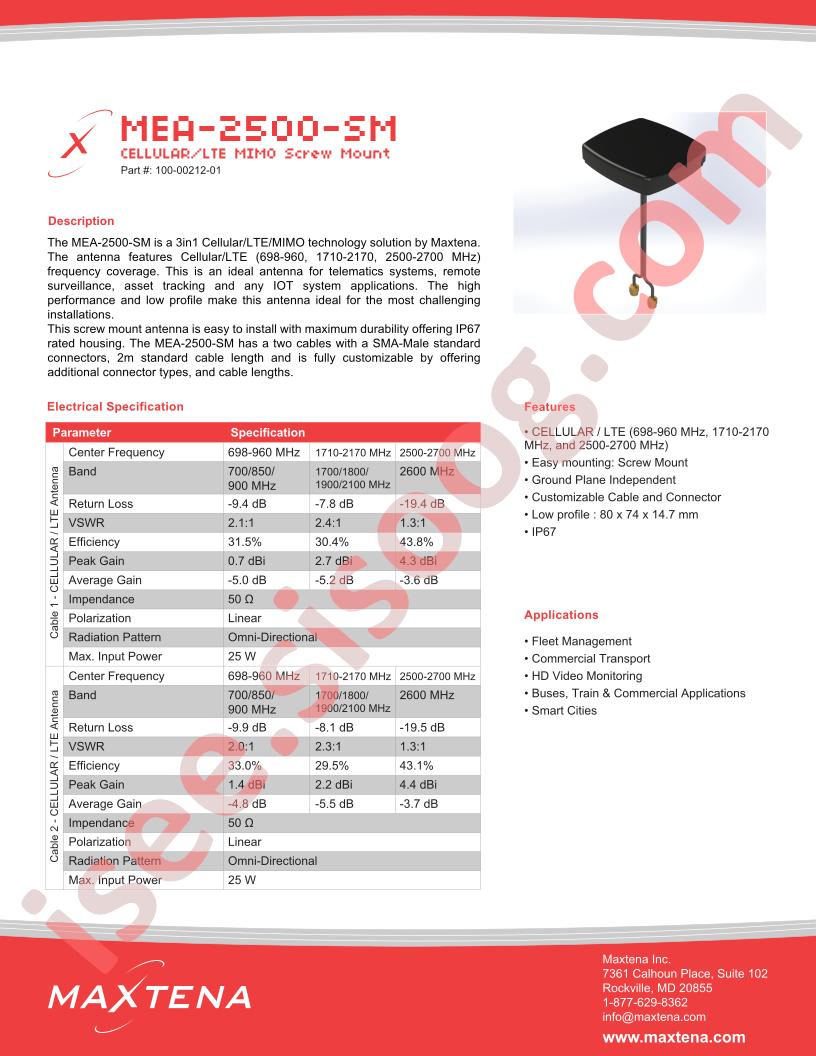 MEA-2500-SM