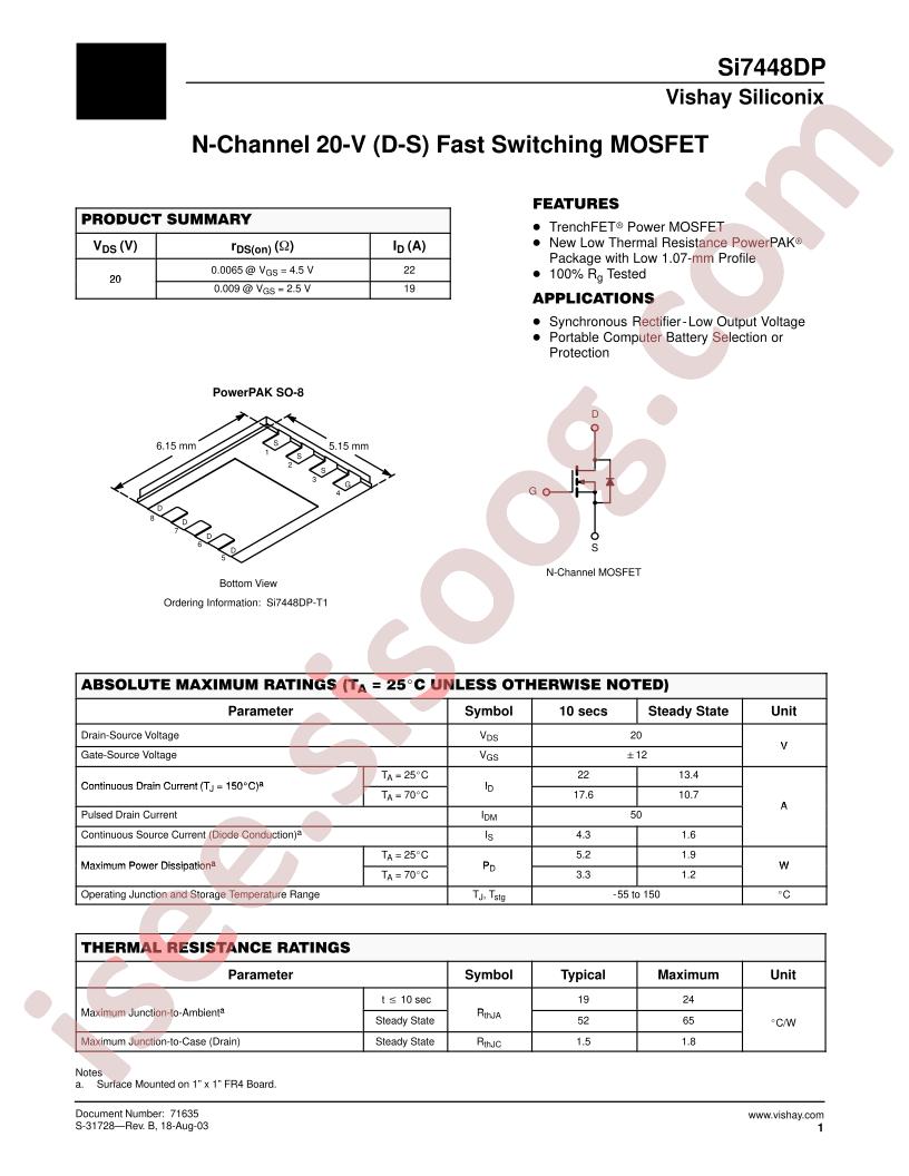 SI7448DP