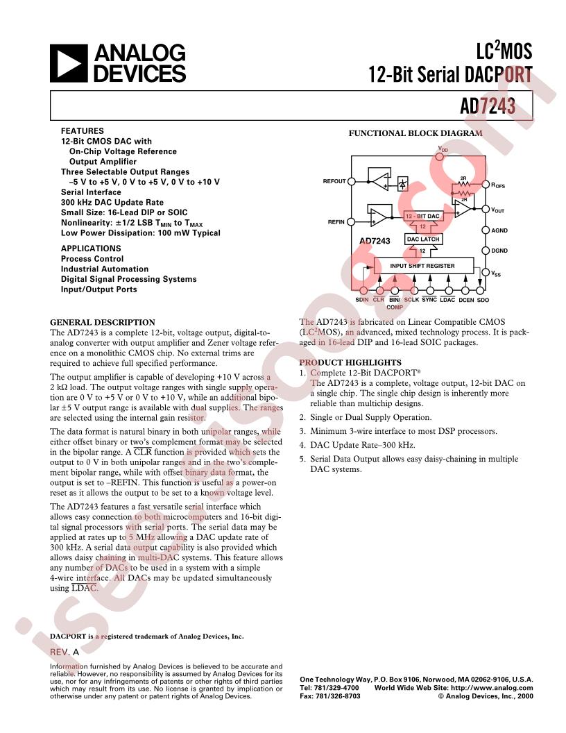 AD7243