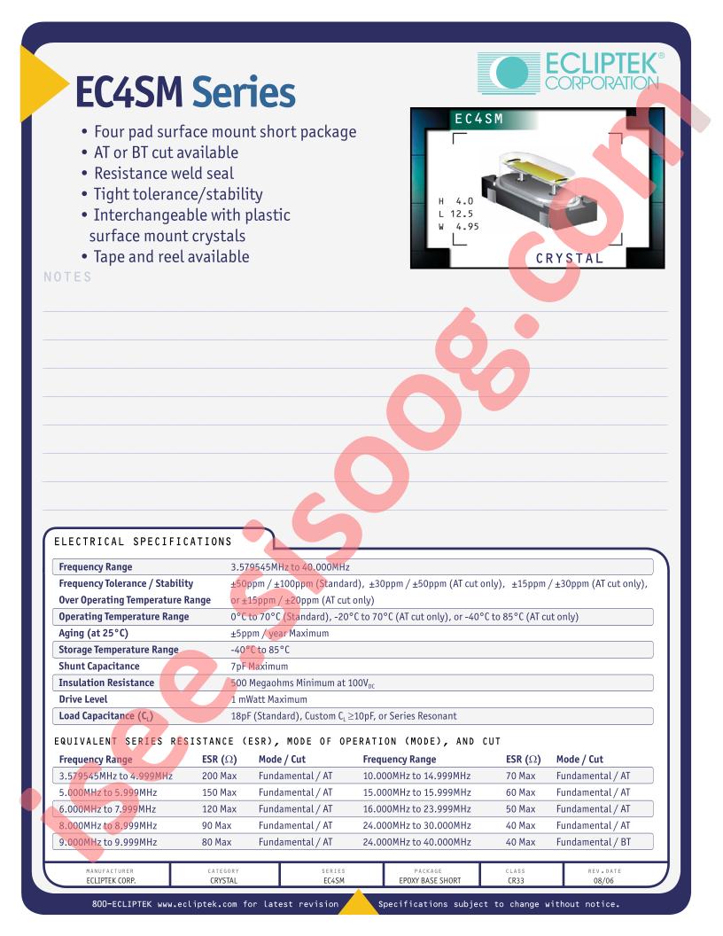 EC4SMG-20-25000MTR