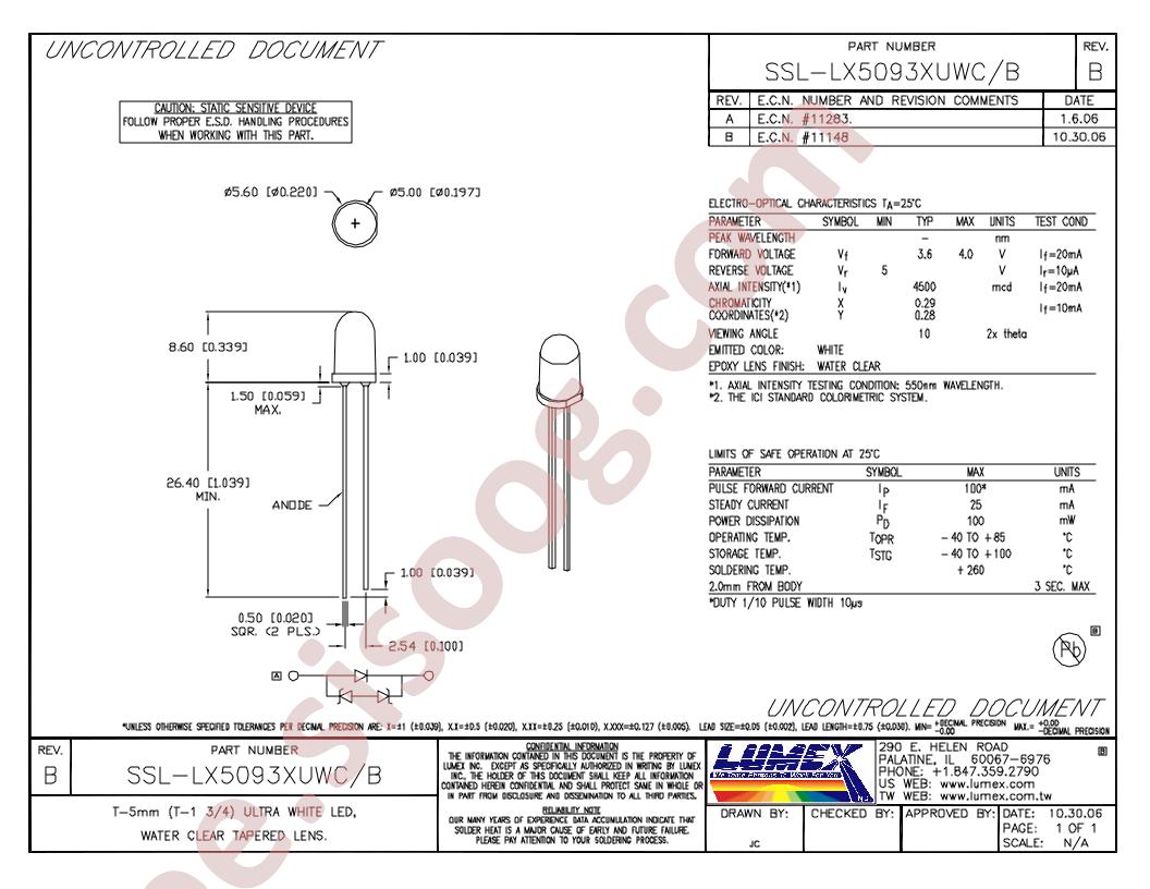 SSL-LX5093XUWC-B