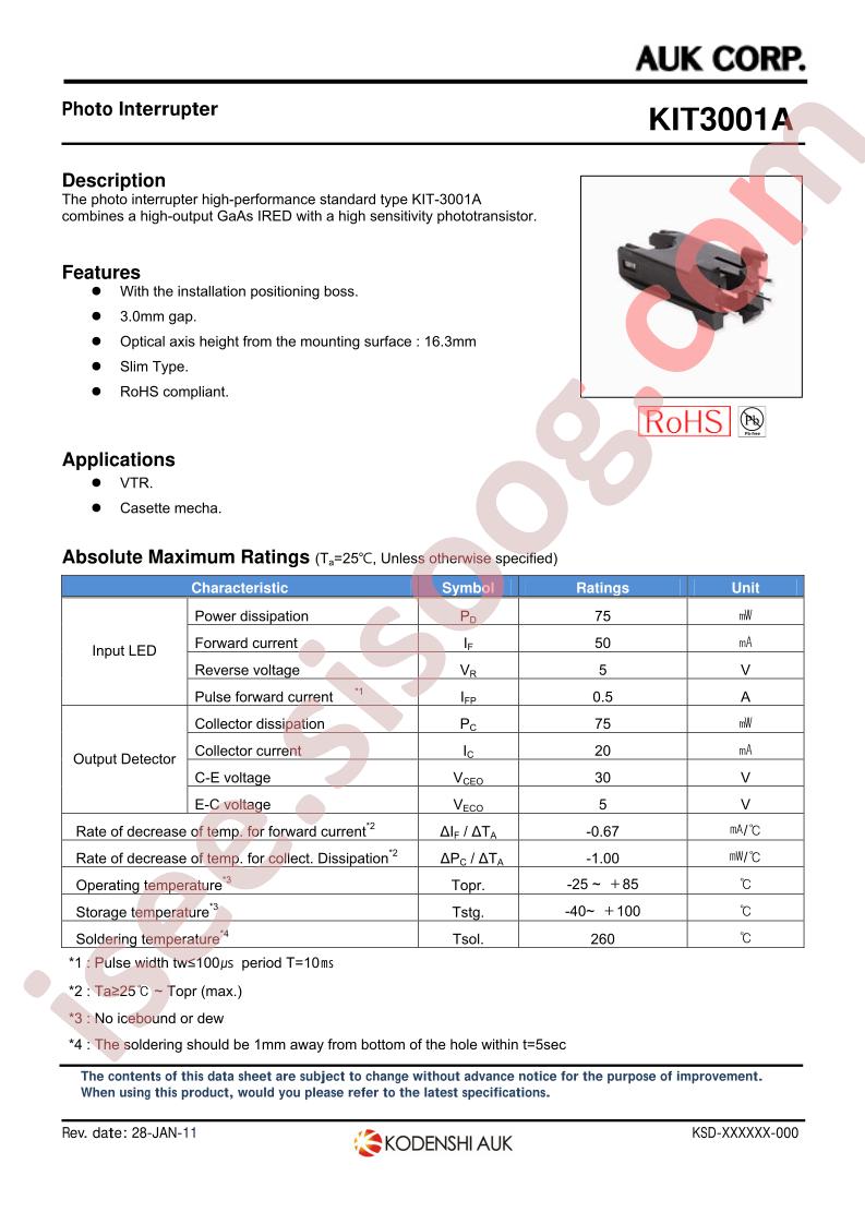 KIT3001A