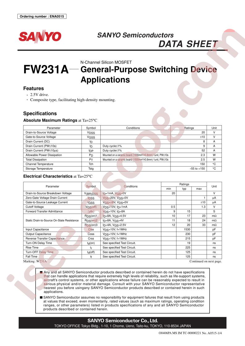 FW231A