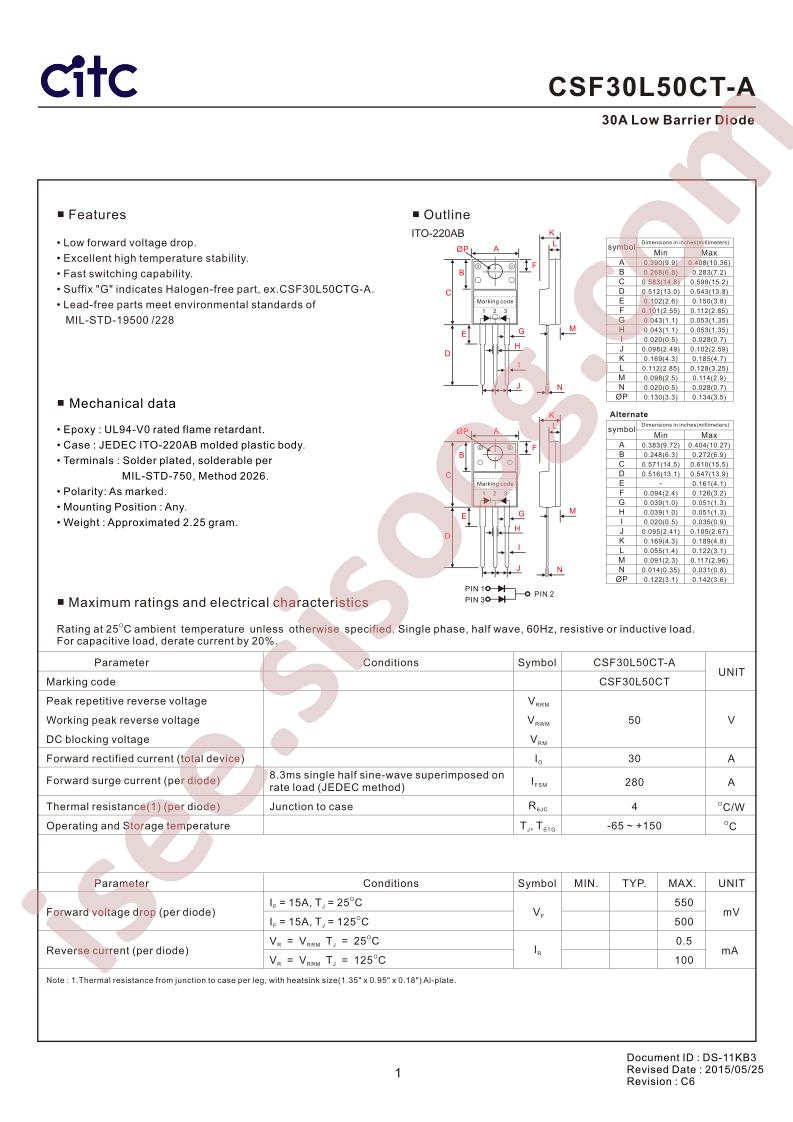 CSF30L50CT-A