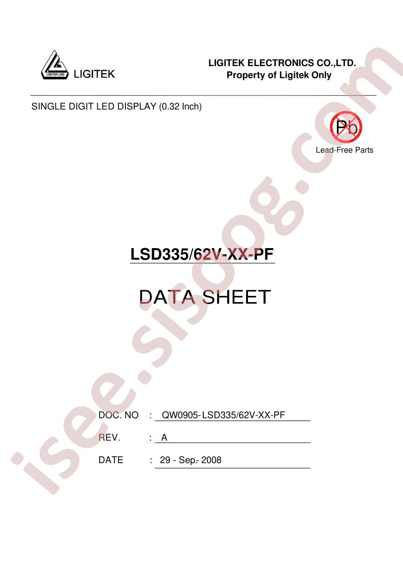 LSD335-62V-XX-PF