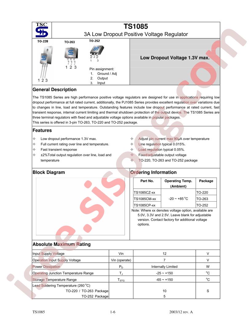 TS1085CM-5.0