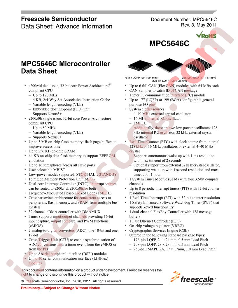 MPC5645C