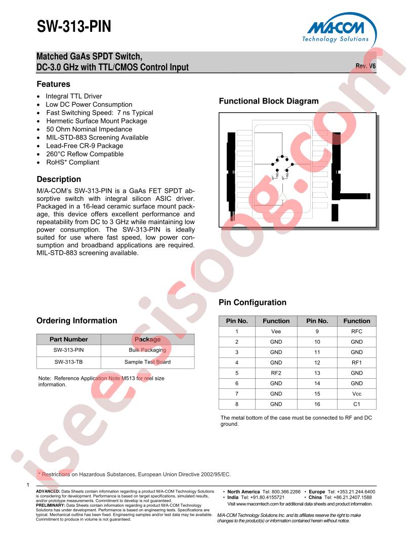 SW-313-PIN