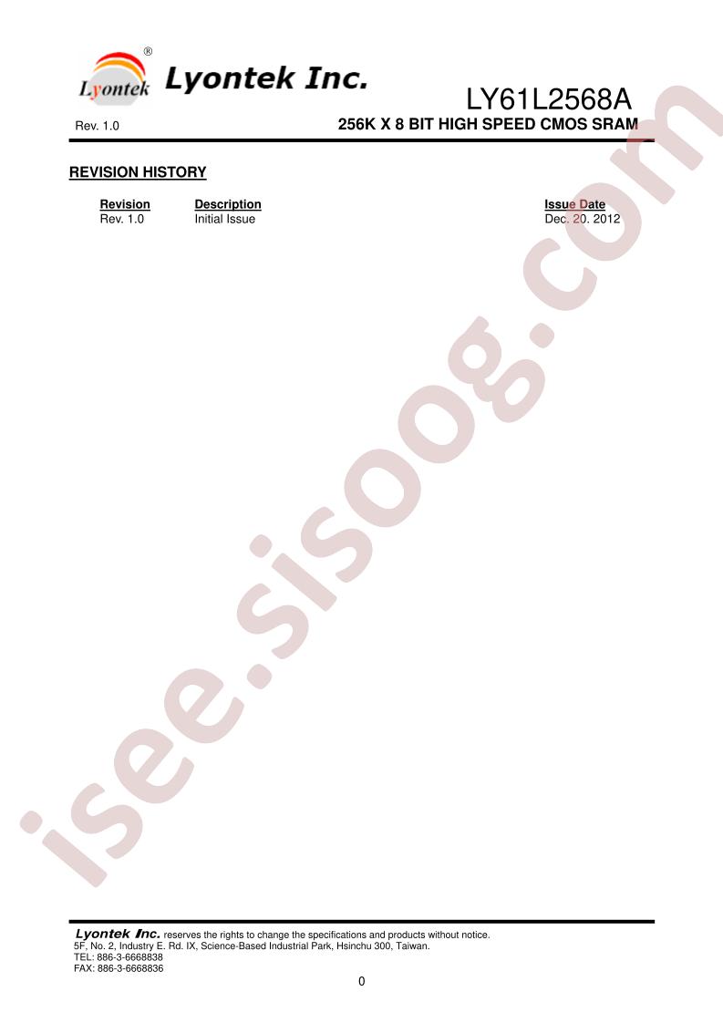 LY61L2568AML-10