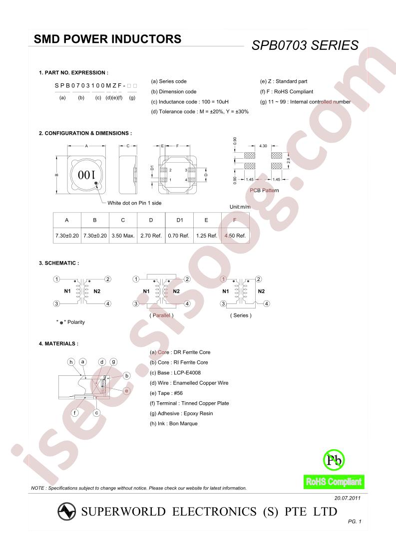 SPB0703680MZF-15