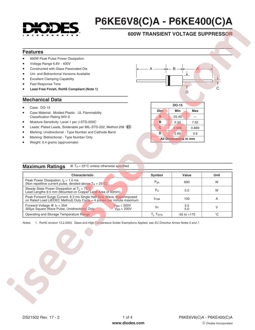 P6KE300A-T