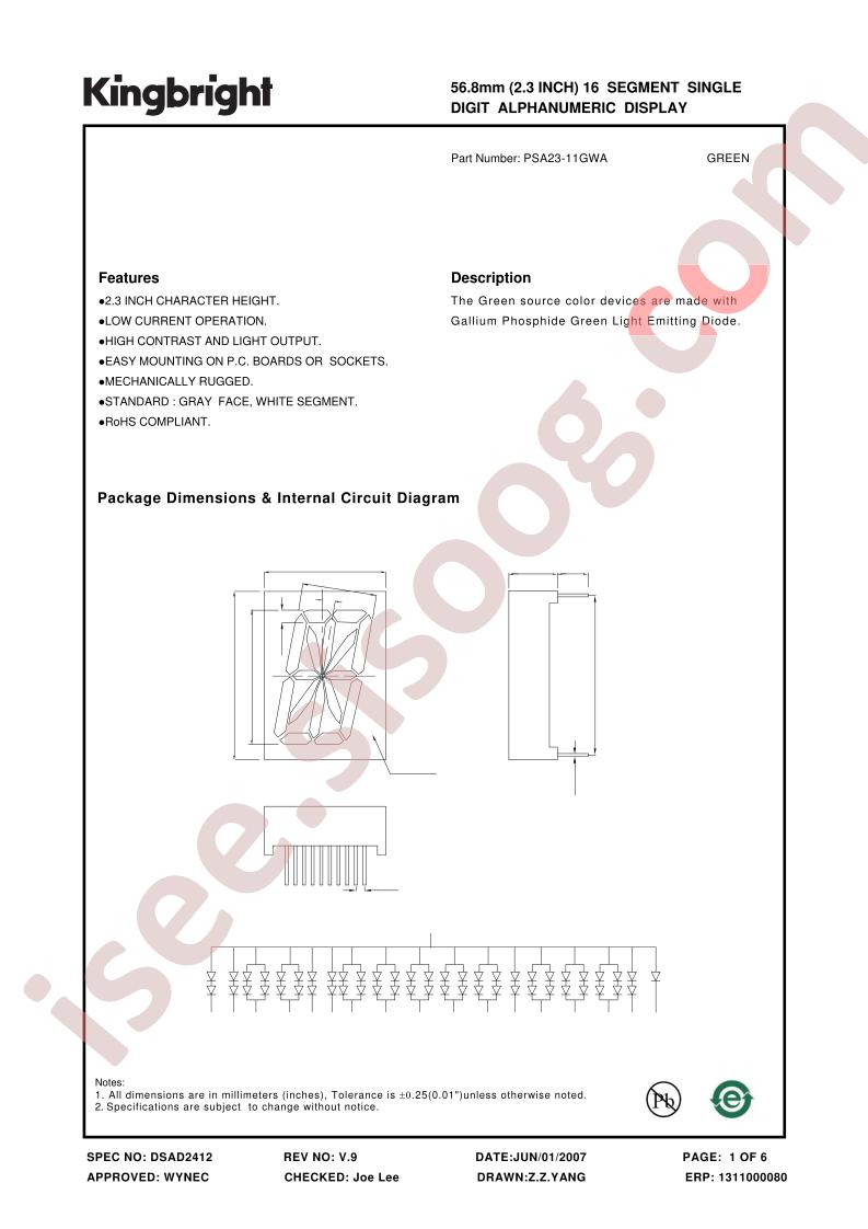 PSA23-11GWA