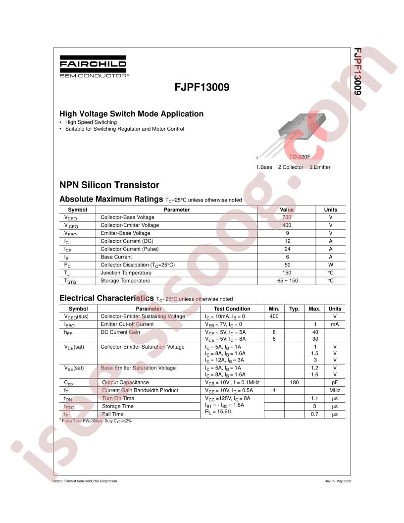 FJPF13009