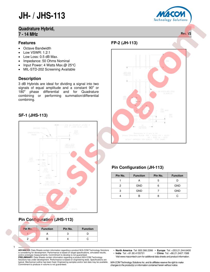 JHS-113PIN