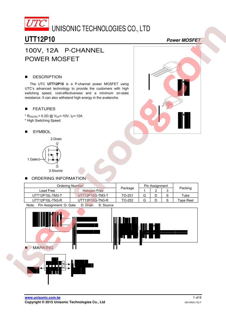 UTT12P10G-TN3-R