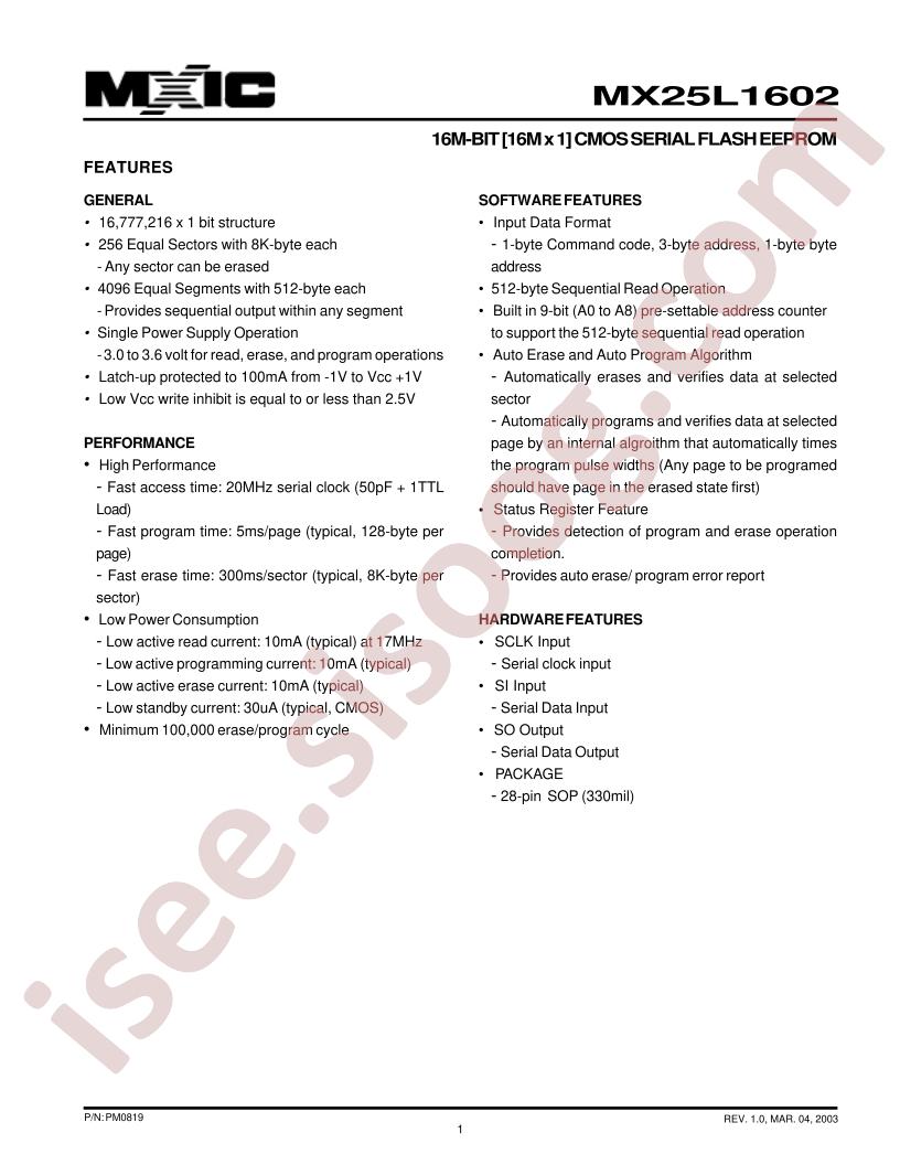 MX25L1602MC-50