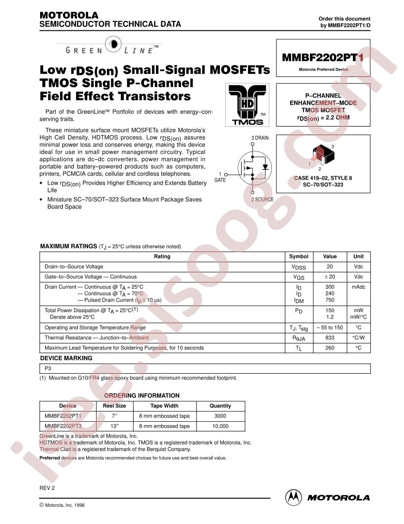 MMBF2201PT1