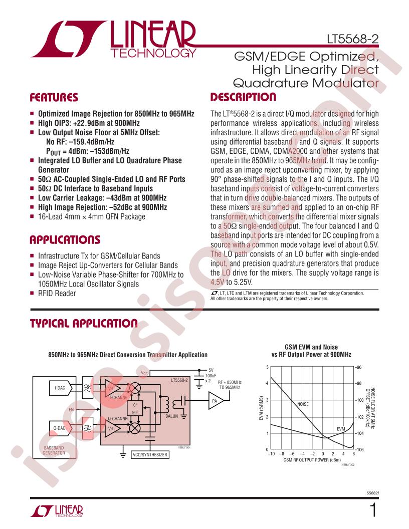 LT5568-2EUF-TRPBF