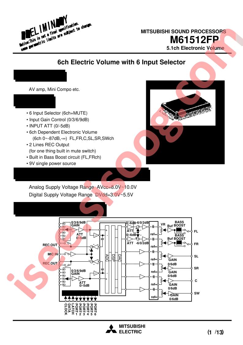 M61512FP