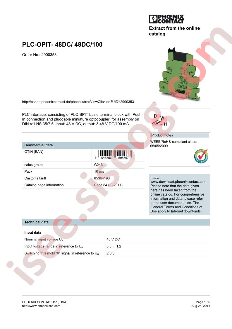 PLC-OPIT-48DC