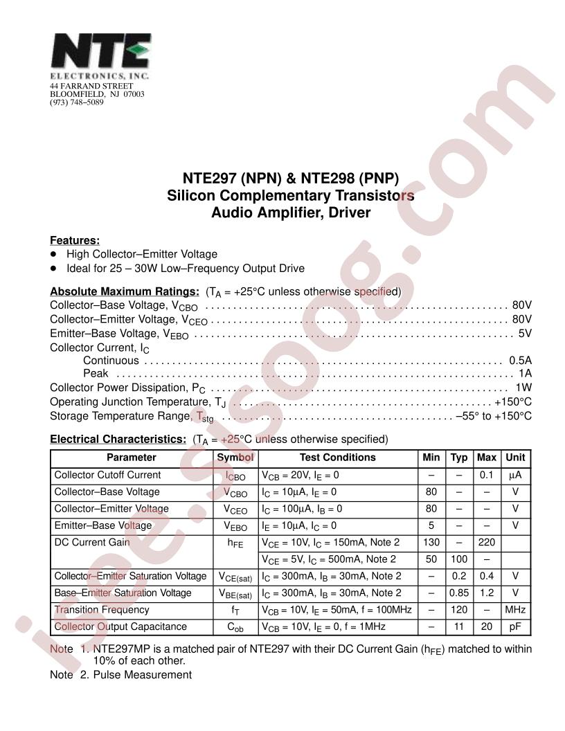 NTE297