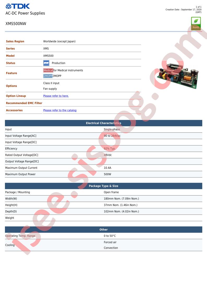 XMS500NW