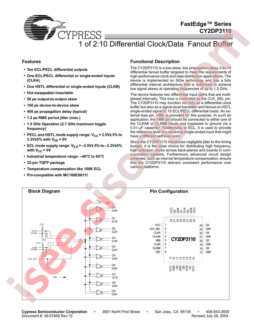 CY2DP3110AI