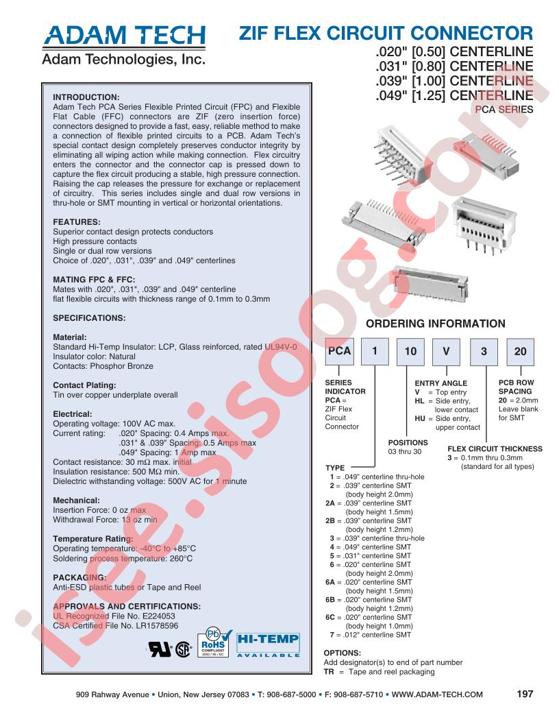 PCA103HL320