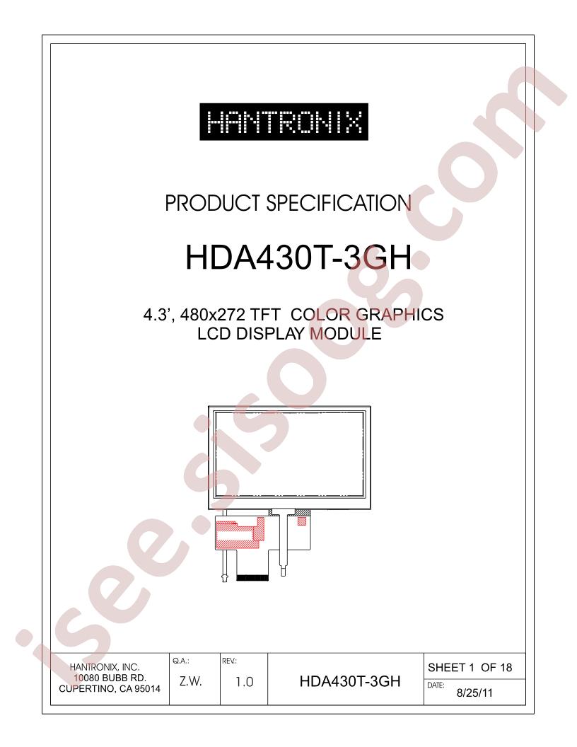 HDA430T-3GH