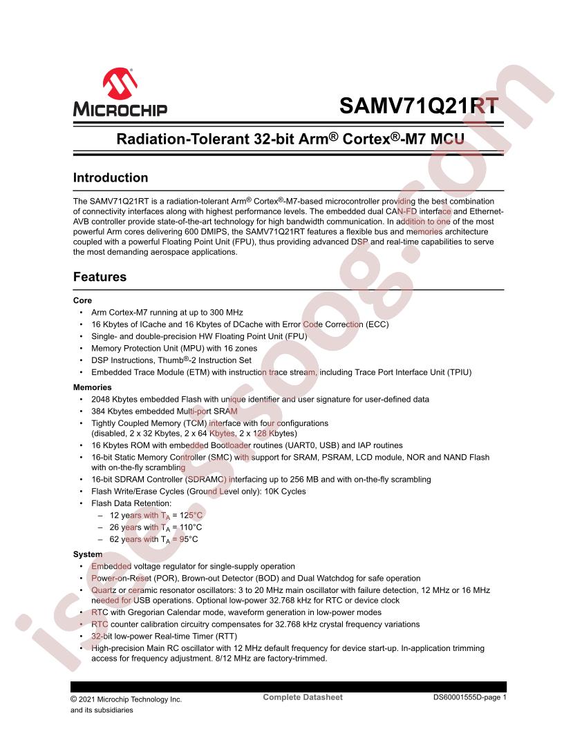 SAMV71Q21RT