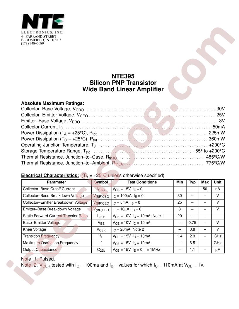 NTE395