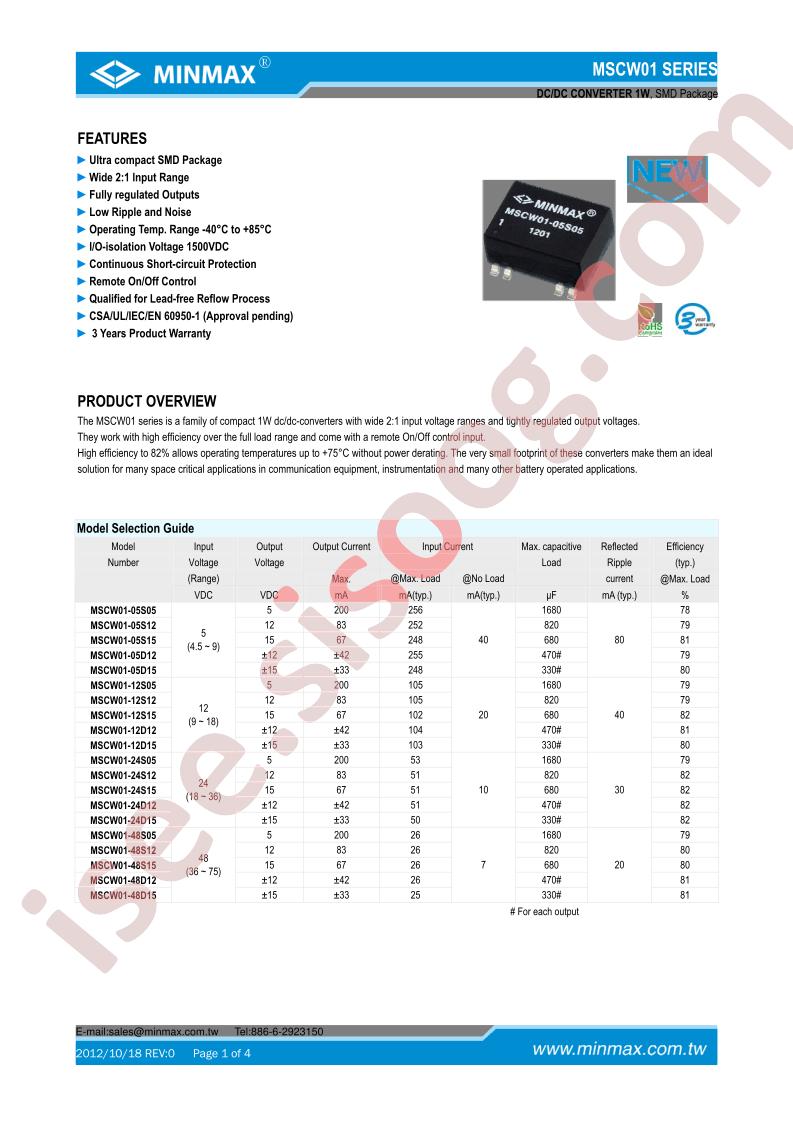 MSCW01-48S12