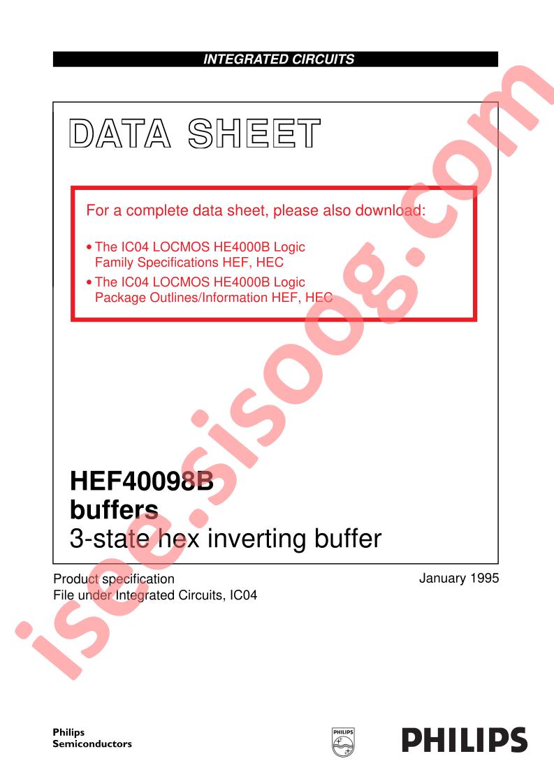HEF40098BN