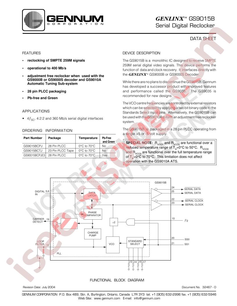 GS9015BCPJ