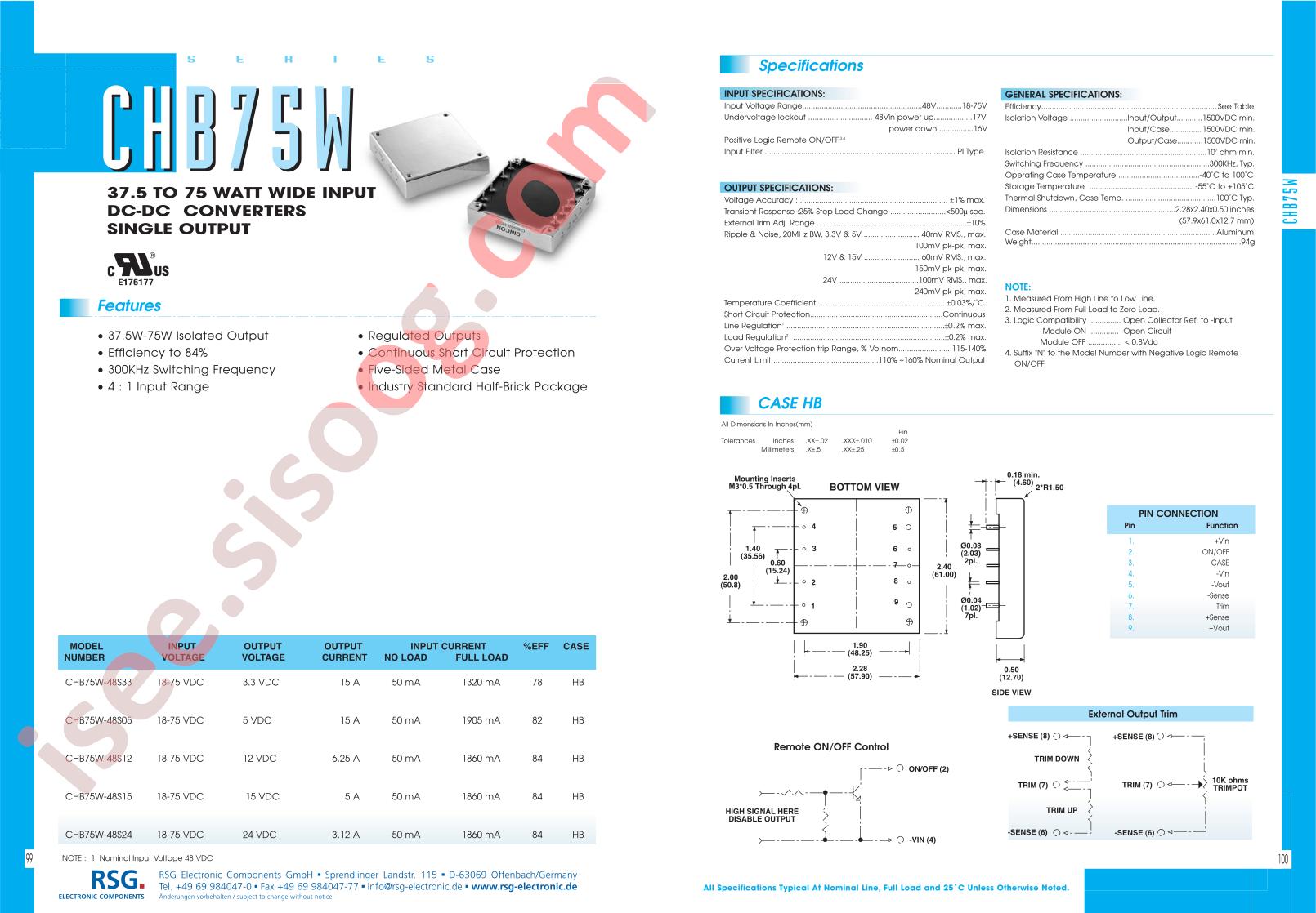 CHB75W-48S24