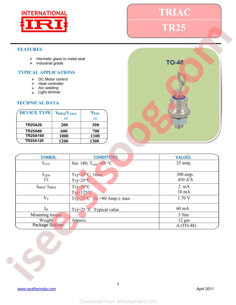 TR25A120