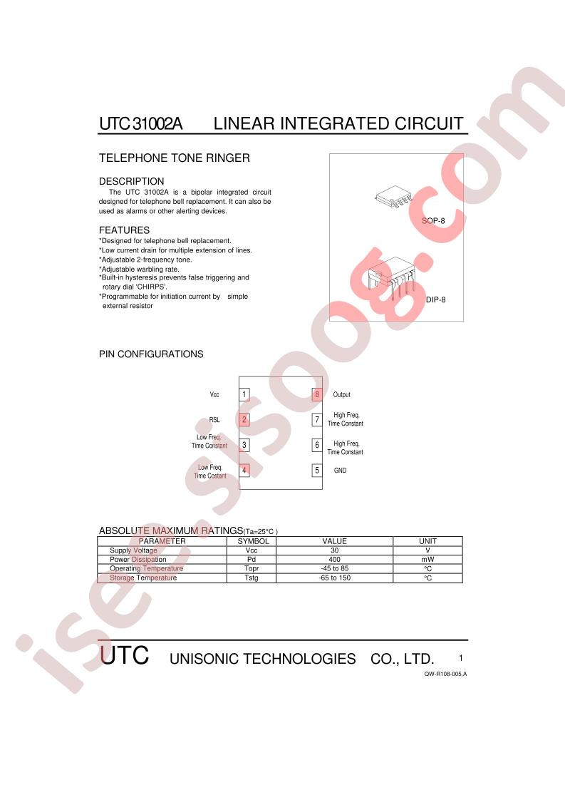 UTC31002A