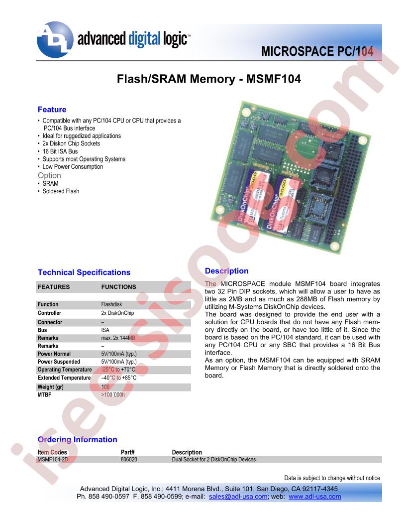 MSMF104