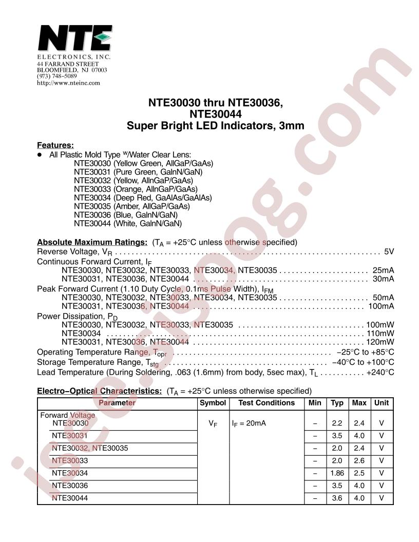 NTE30031