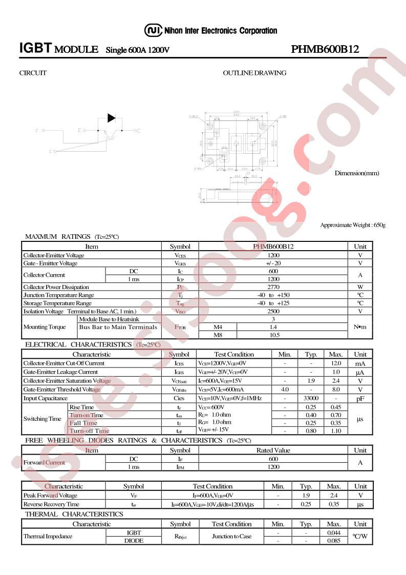 PHMB600B12