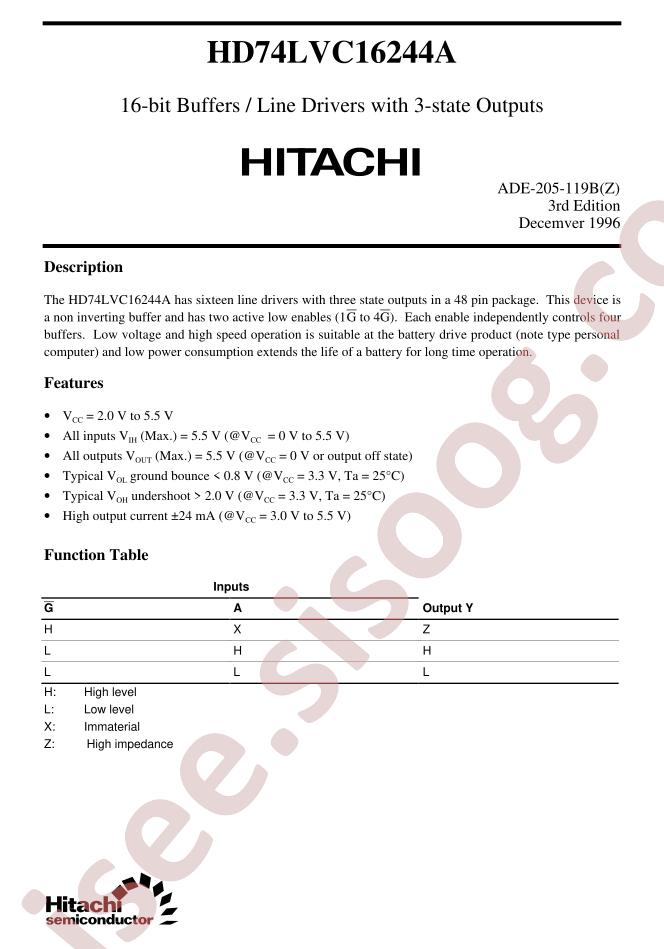 HD74LVC16244A16