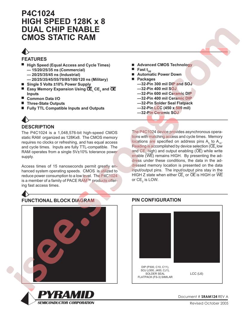 P4C1024-15J3I