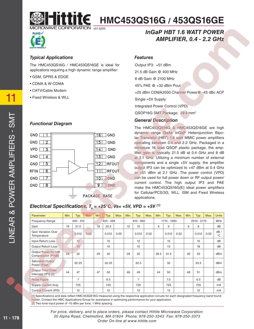 HMC453QS16G