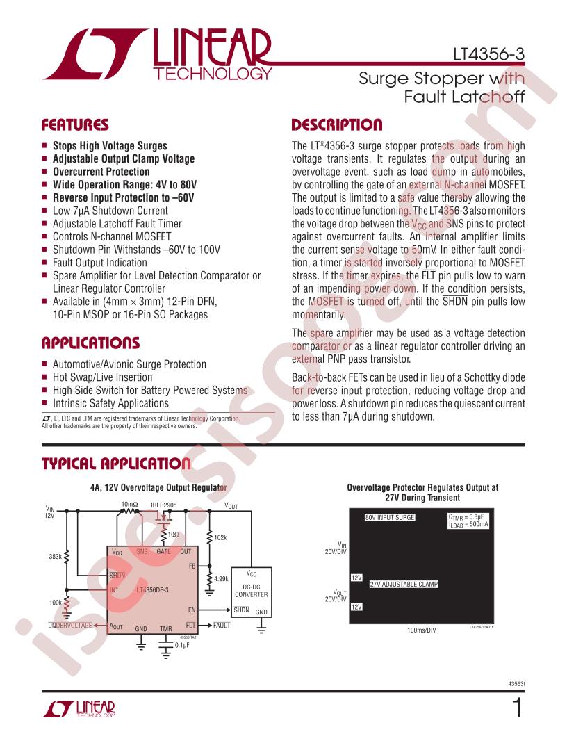 LT4356CS-3TRPBF