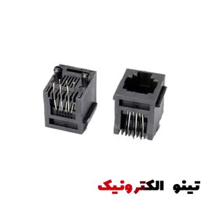 کانکتور شبکه RJ45 پلاستیکی صاف